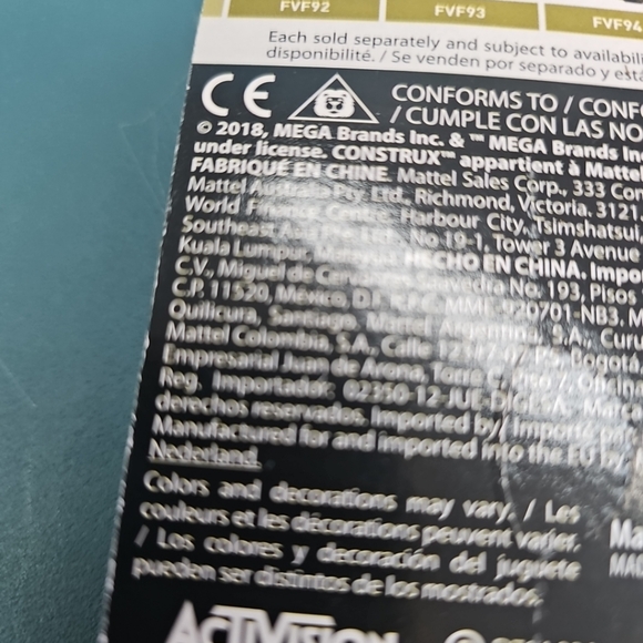 2018 NIP Mega Construx Call Of Duty Specialist "Battery" Figure 19 Pieces - Picture 4 of 4